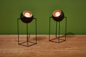 HARRY GITLIN, TABLE LAMPS (2)<