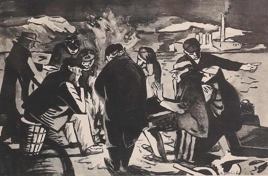 HARRY GOTTLIEB LITHOGRAPHHarry