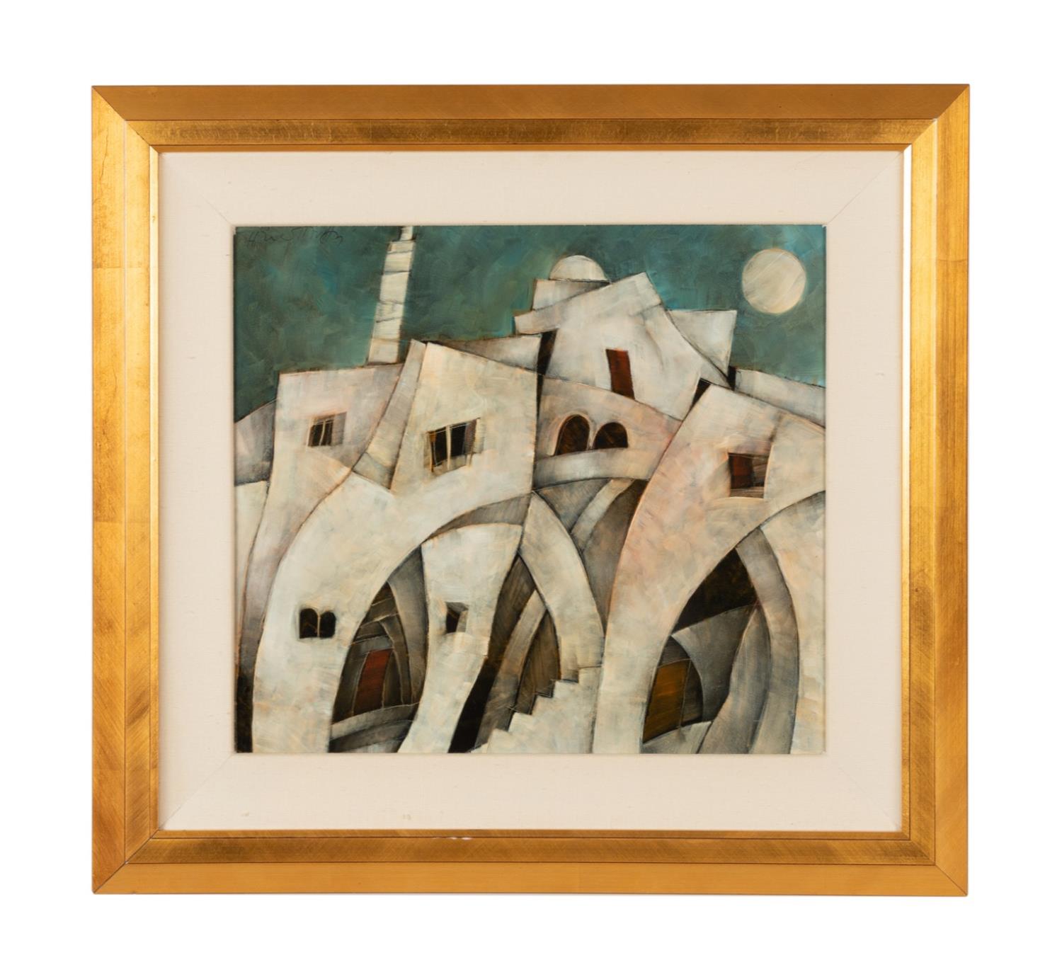HARRY GUTTMAN 'HABITAT' OIL ON