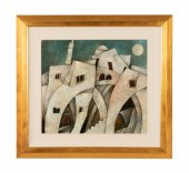 HARRY GUTTMAN 'HABITAT' OIL ON