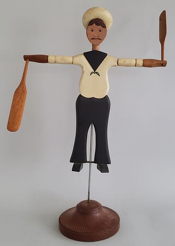 HARRY HILBERT HAND CARVED AND
