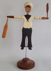 HARRY HILBERT HAND CARVED AND
