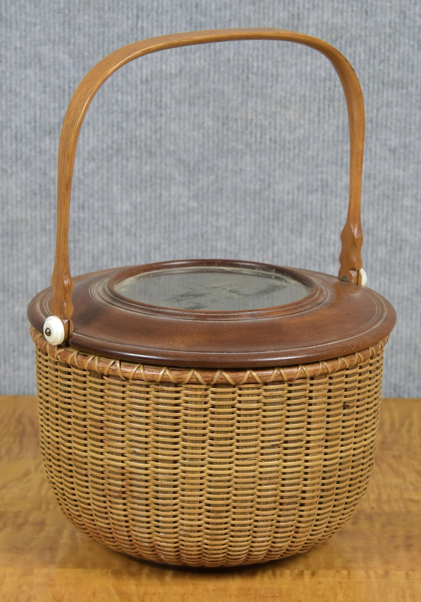 HARRY HILBERT NANTUCKET BASKET. A