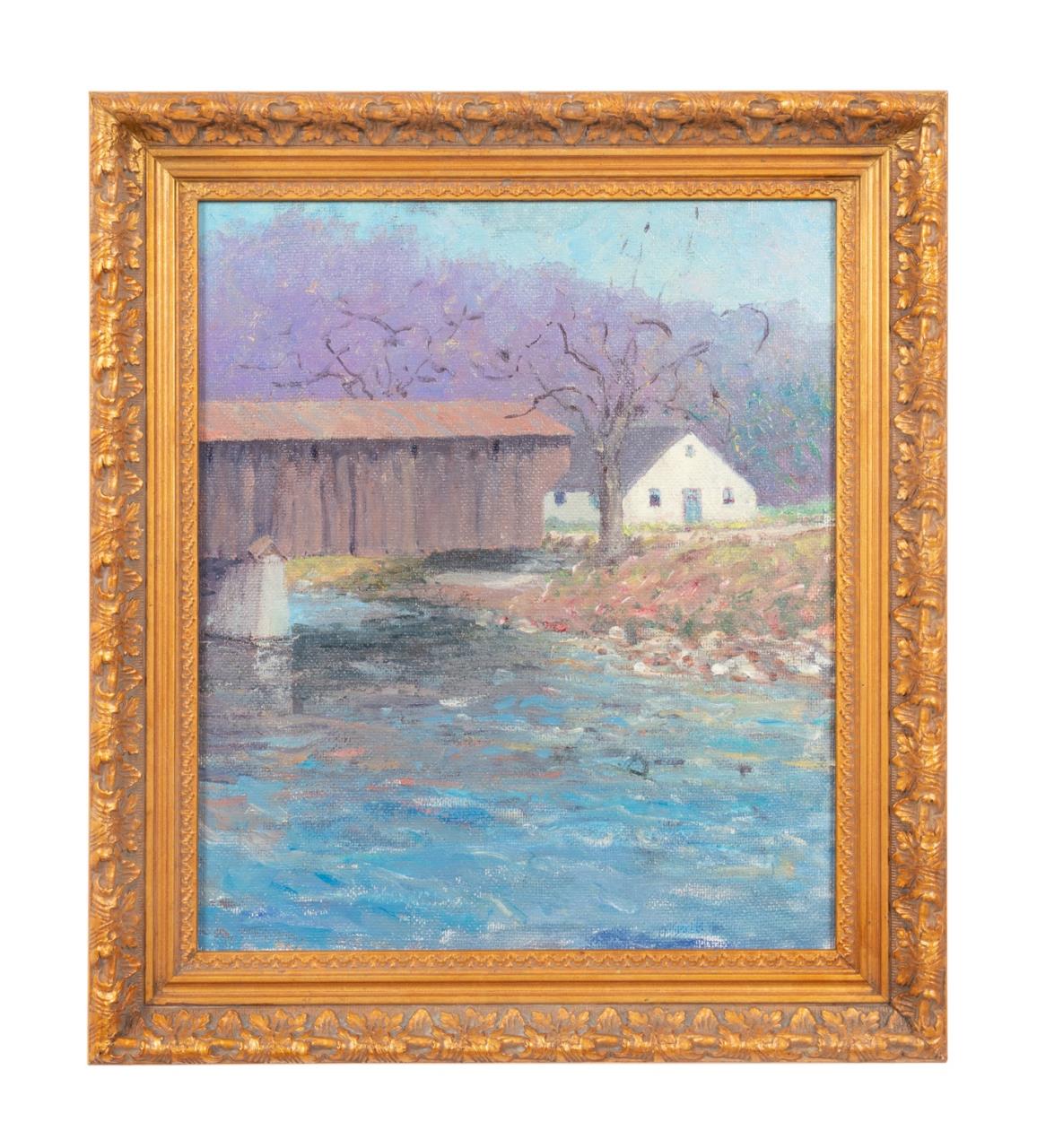 HARRY HOFFMAN "COVERED BRIDGE,