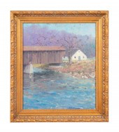 HARRY HOFFMAN "COVERED BRIDGE,