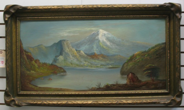 HARRY LEONARD LOPP OIL ON PANEL