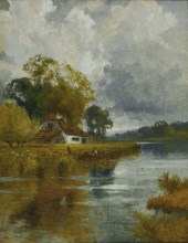 HARRY PENNELL LANDSCAPE OIL ON