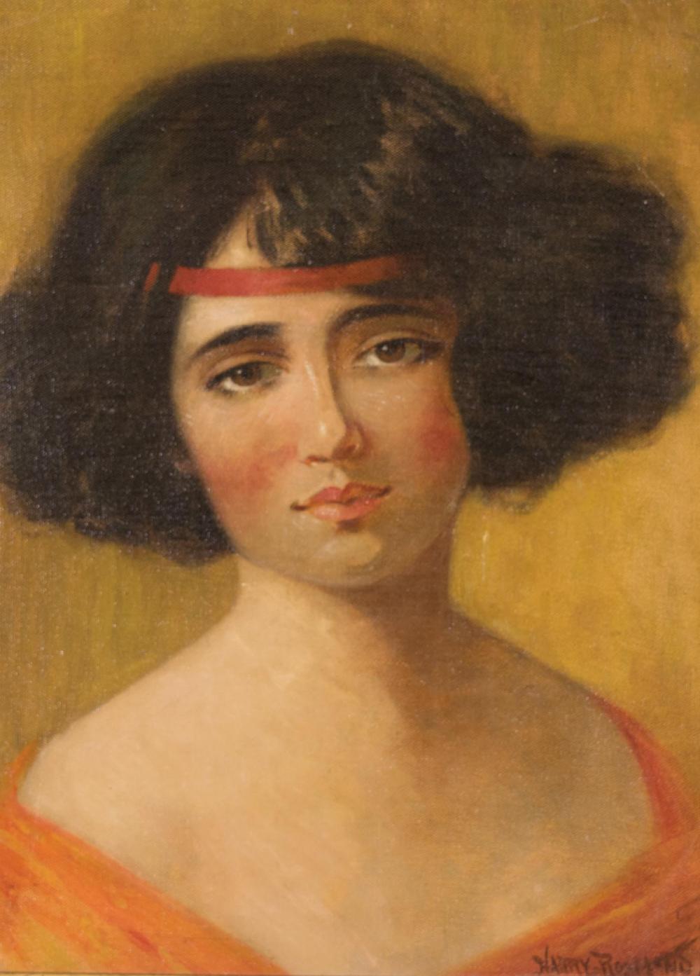 HARRY ROSELAND OIL ON BOARDHARRY