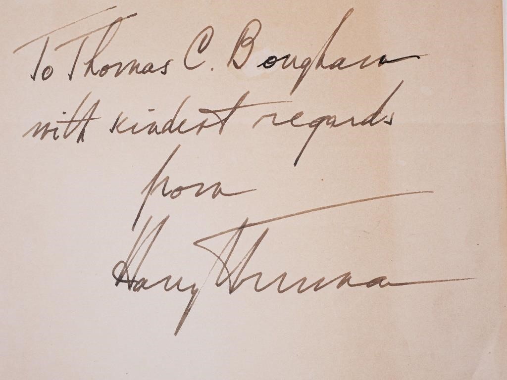 HARRY S TRUMAN 1957