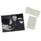 HARRY S. TRUMAN, SIGNED PHOTO