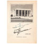 HARRY S. TRUMAN SIGNED PRESIDE