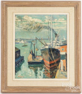 HARRY SHOKLER HARBOR SCENE<br>