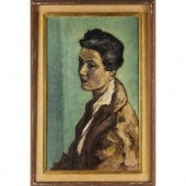 HARRY SHOULBERG, OIL ON CANVAS