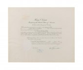 HARRY TRUMAN SIGNED APPOINTMEN