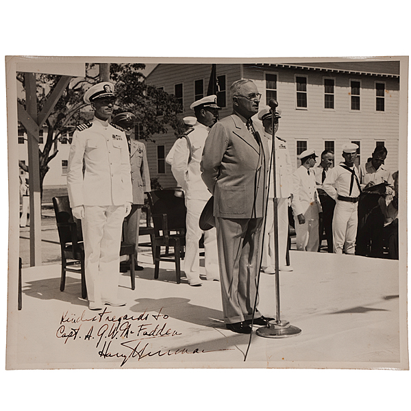 Harry Truman Signed Photograph &