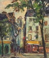 HARRY URBAN (1874-1969) OIL PA