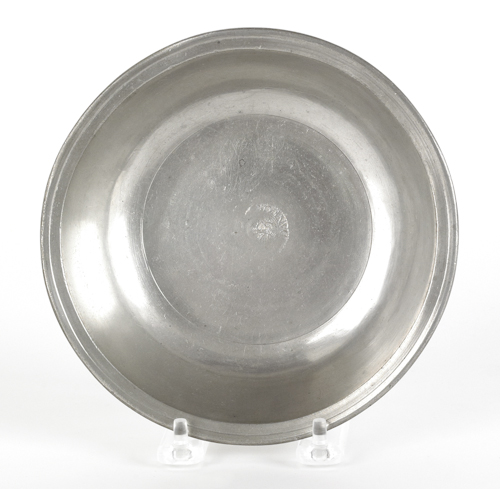 Hartford Connecticut pewter basin