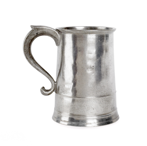 Hartford Connecticut pewter mug ca.