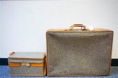 HARTMAN LEATHER AND TWEED SUIT