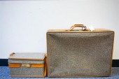 HARTMAN LEATHER AND TWEED SUIT