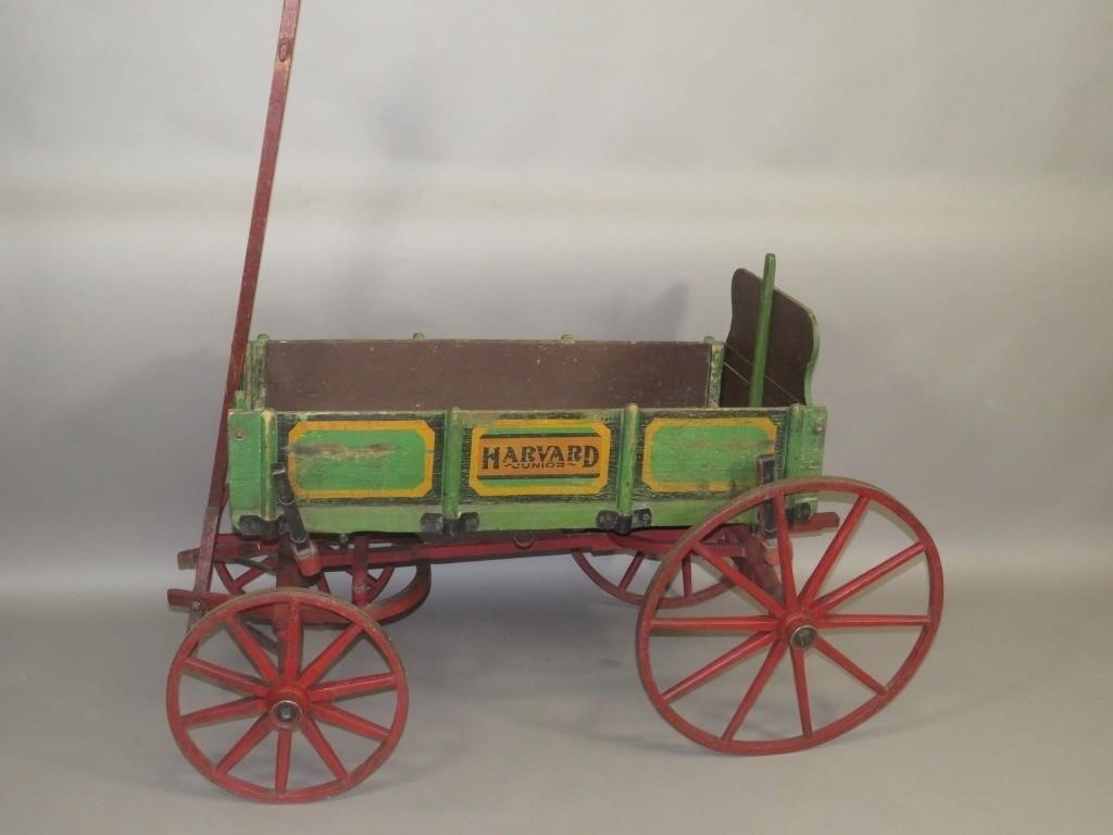 HARVARD JUNIOR WAGONca. 1910; paint