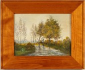 HARVEY FREER OIL ON BOARDHARVE