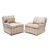 HARVEY GUNTER, PAIR OF UPHOLST
