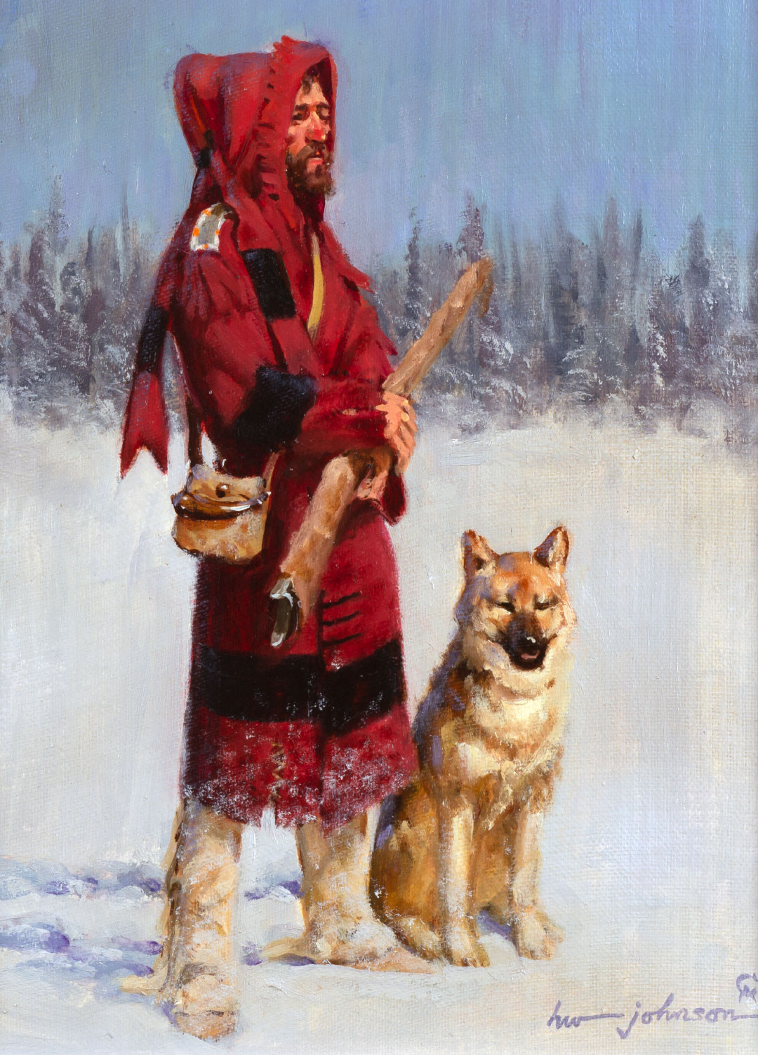 HARVEY JOHNSON (1921-2005), THE RED
