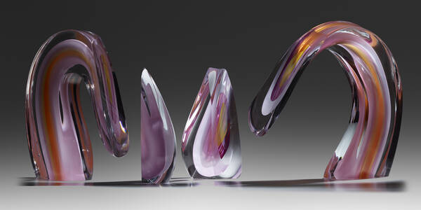 Harvey Littleton. Double Arc. 1984,