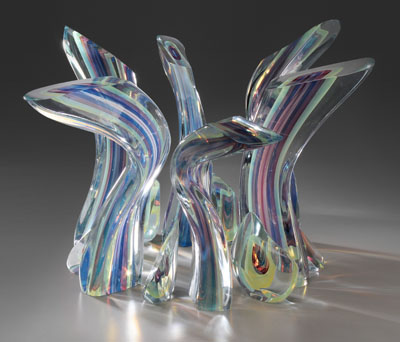 Harvey Littleton Glass Crown