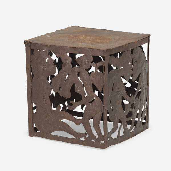 Harvey Probber. Cube table. c.