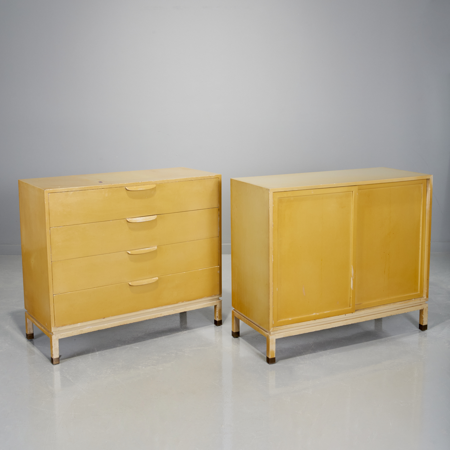 HARVEY PROBBER, PAIR CABINETS