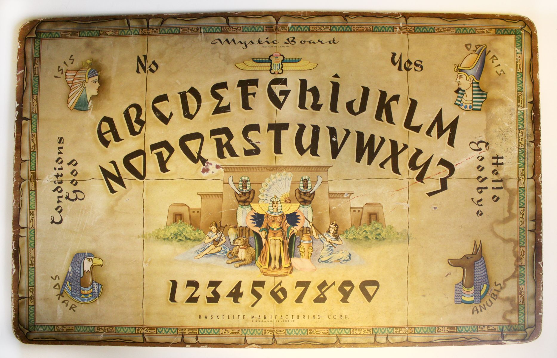 HASKO MYSTIC BOARD OUIJA GAME CIRCA