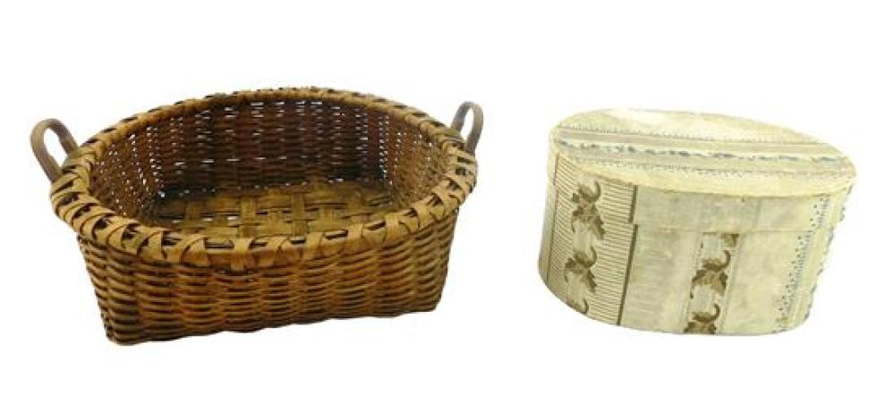 HATBOX AND SPLINT BASKET: SMALL