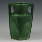 Hatch Handled Vase marked (han