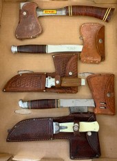 HATCHETS, KNIFE SETS AND MILIT