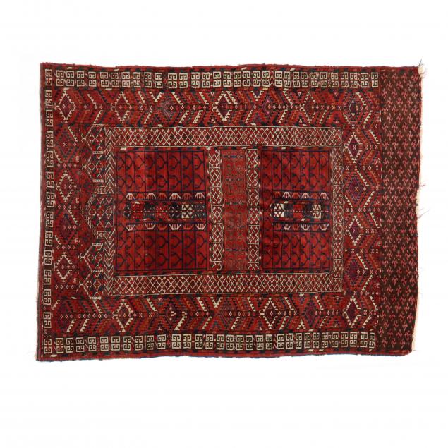 HATCHLI PRAYER RUG Burgundy field
