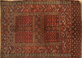 HATCHLI TURKOMAN RUG The wine-
