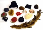 HATS: Five fur hats including