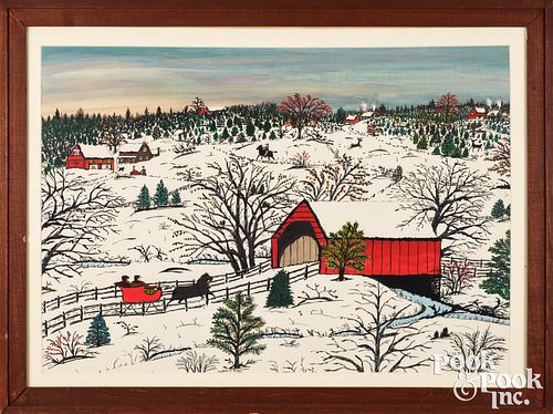 HATTIE KLAPP BRUNNER WATERCOLOR AND