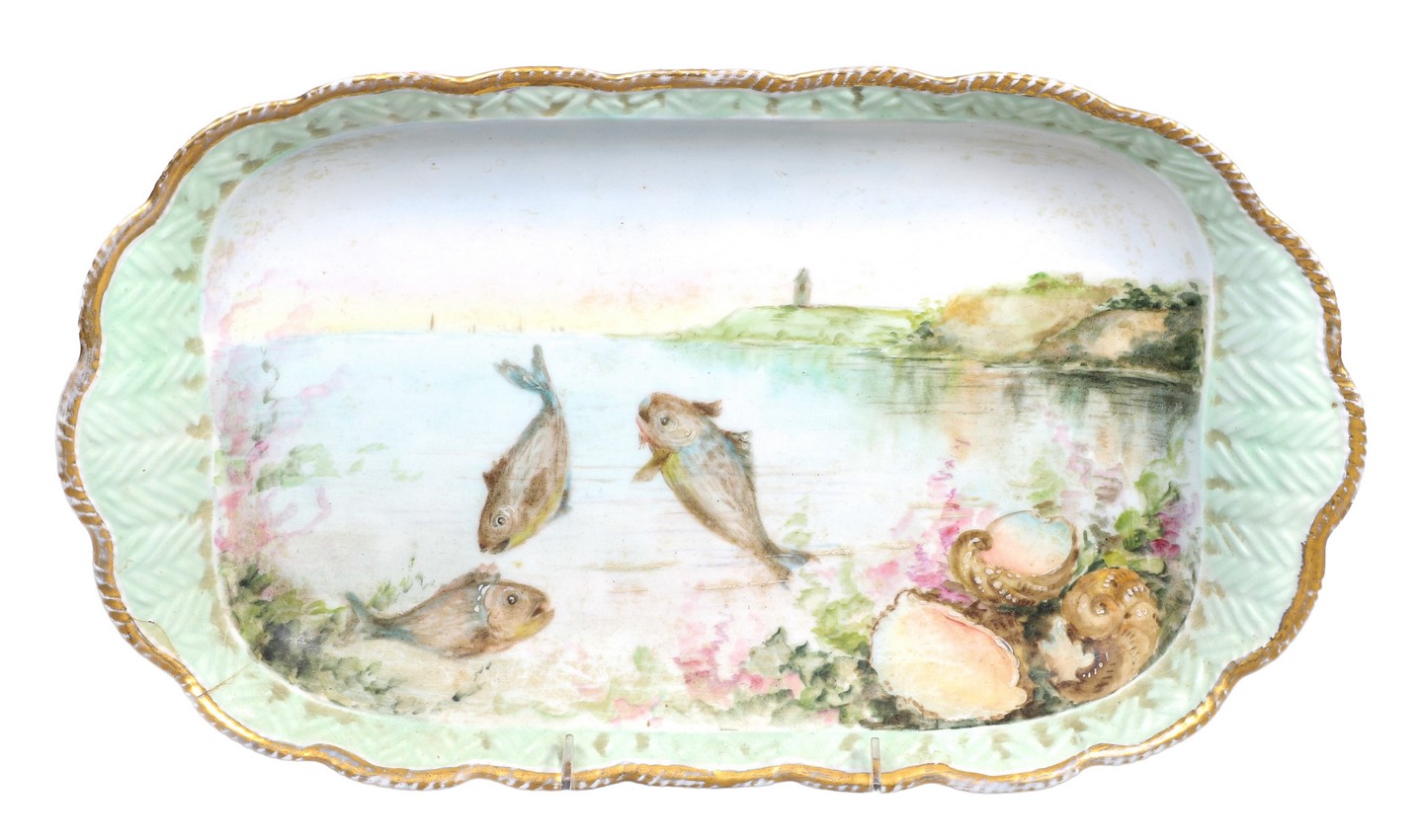 Haviland & Co porcelain fish