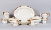 HAVILAND GILT PORCELAIN SERVIC