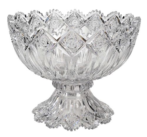 HAWKES BRILLIANT CUT GLASS PUNCH