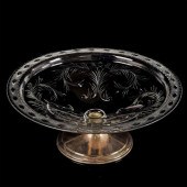 HAWKES CUT CRYSTAL BOWL WITH S