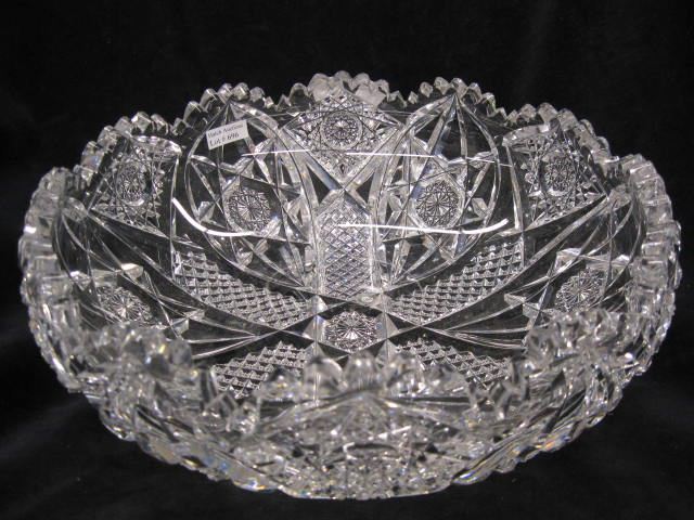 Hawkes Cut Glass Centerpiece Bowl