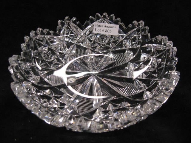 Hawkes Cut Glass Ice Cream Dish