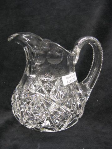 Hawkes Cut Glass Milk Pitcher