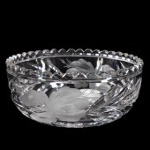 HAWKES IRIS GRAVIC CUT GLASS B
