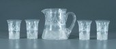 Hawkes pitcher and tumbler set