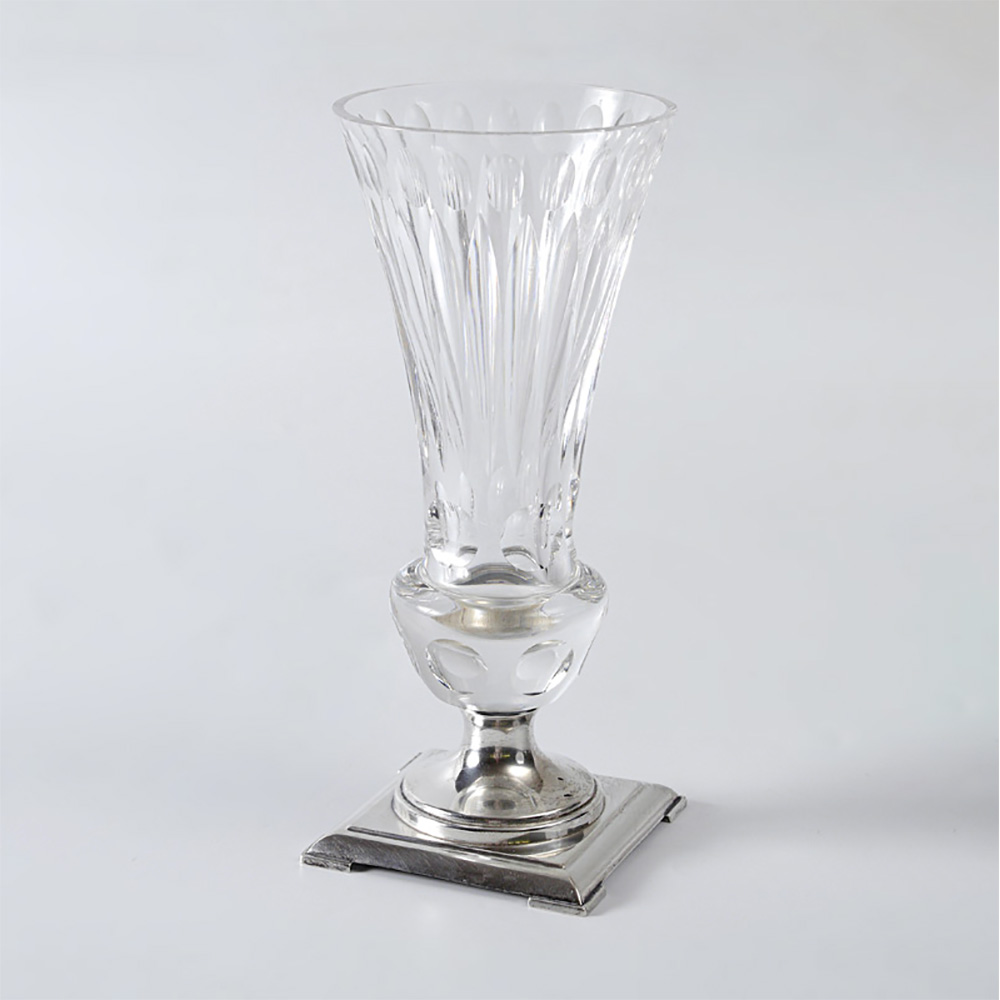 HAWKES STERLING MOUNTED CUT GLASS